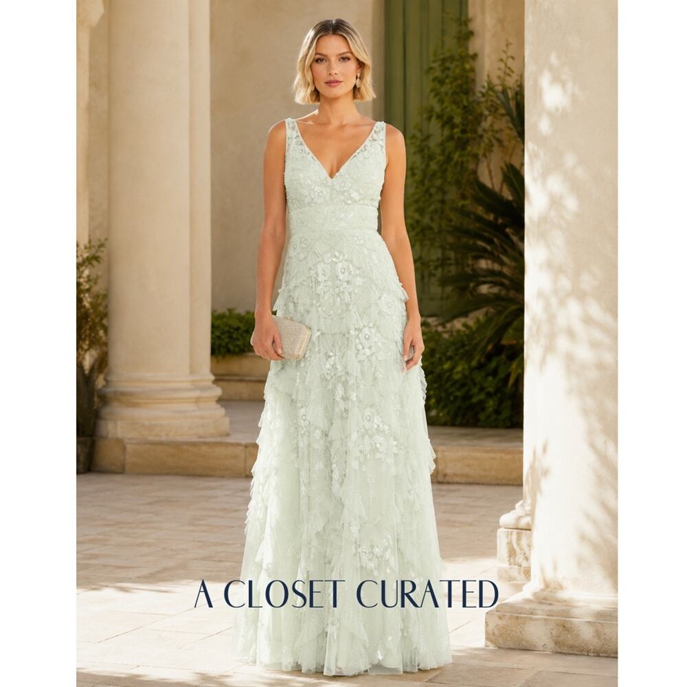 Mac Duggal 6 Green - Picture 1 of 10